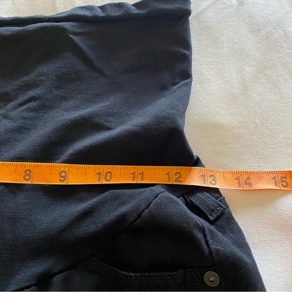 AG Adriano Goldschmeid Secret Fit Belly Black Maternity Pants Size 27 - Picture 11 of 13